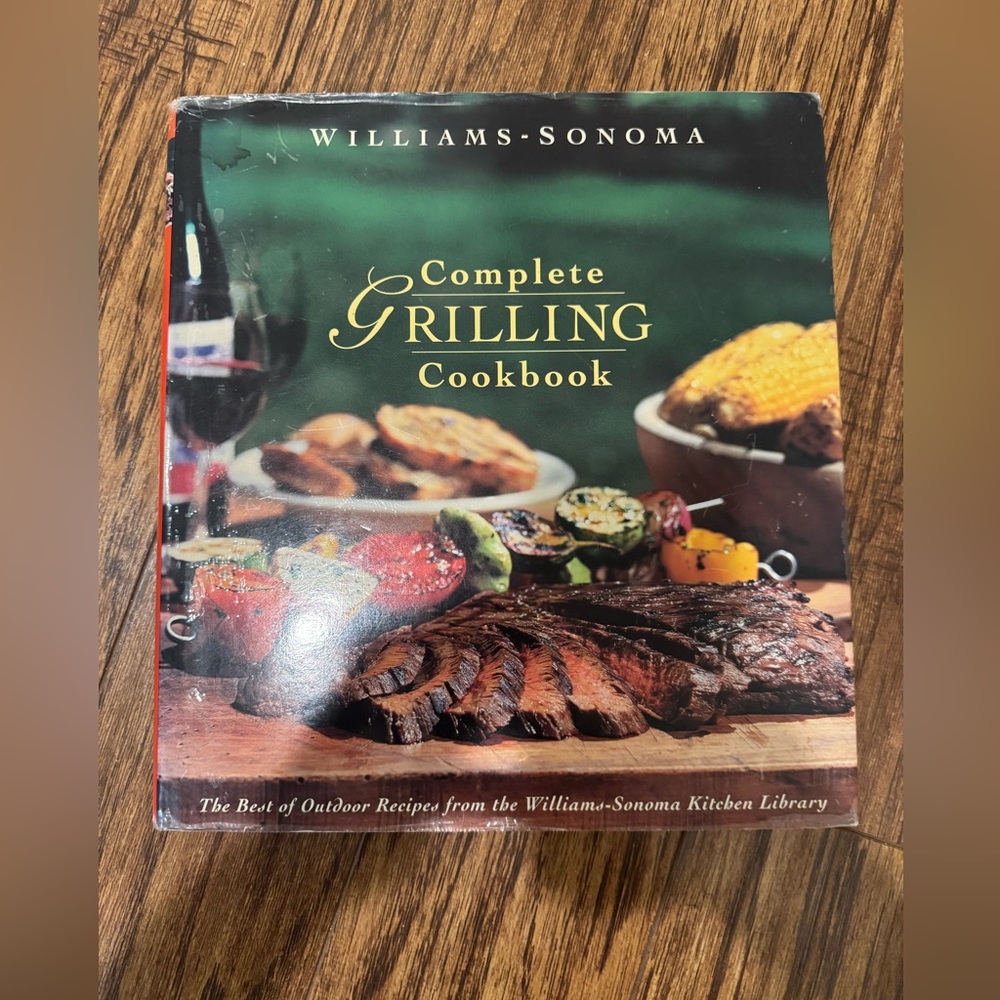 Williams Sonoma Grilling Cookbook with Green and Brown Cover